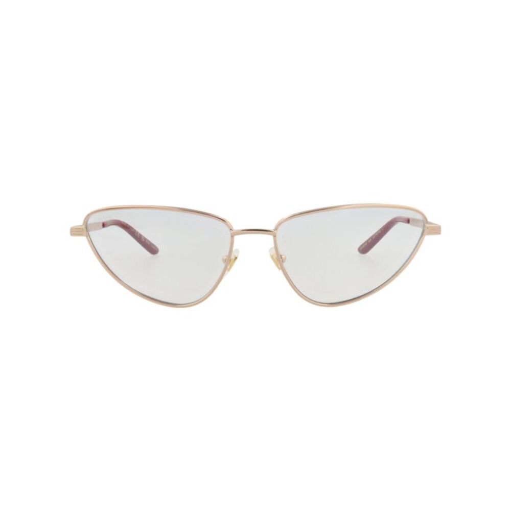Gucci Photochromic Cat Eye-Frame  Sunglasses Gold Womens